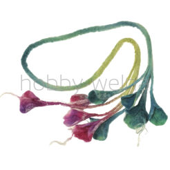 7.12 Artystyczny naszyjnik z filcu