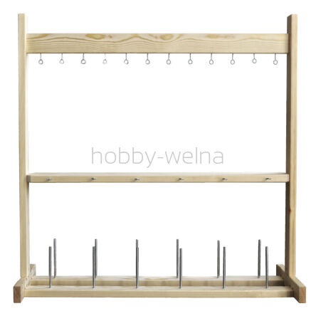 Spool rack for 12 spools