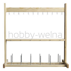 Spool rack for 12 spools